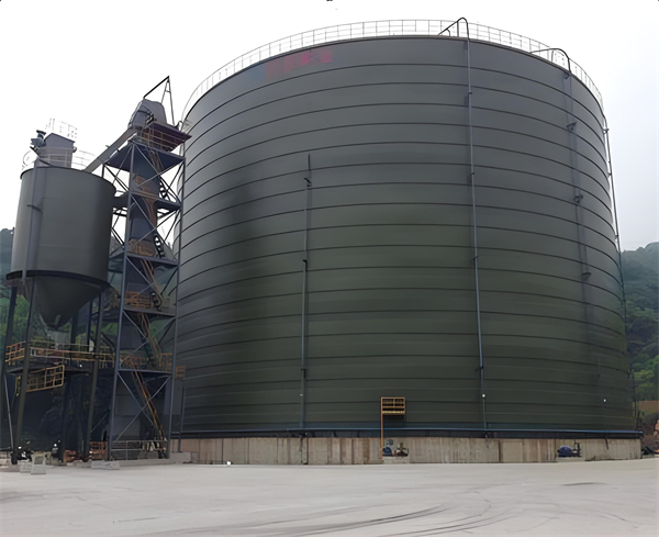 丰都大型粉煤灰储存钢板库施工建造